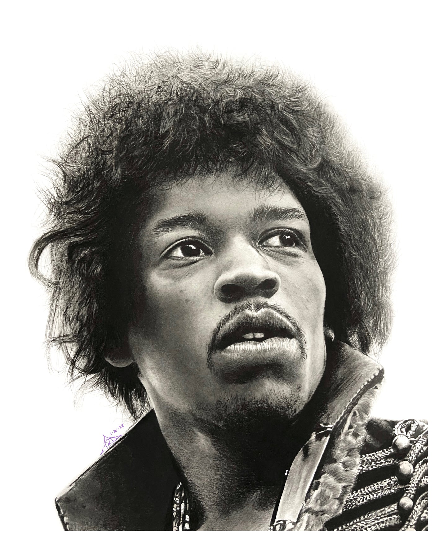 Jimi Hendrix Drawing